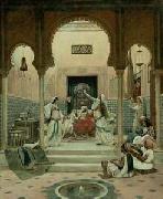 unknow artist Arab or Arabic people and life. Orientalism oil paintings  326 painting